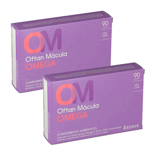 Oftan Mácula Omega -ravintolisä, 2 x 90 kapselia