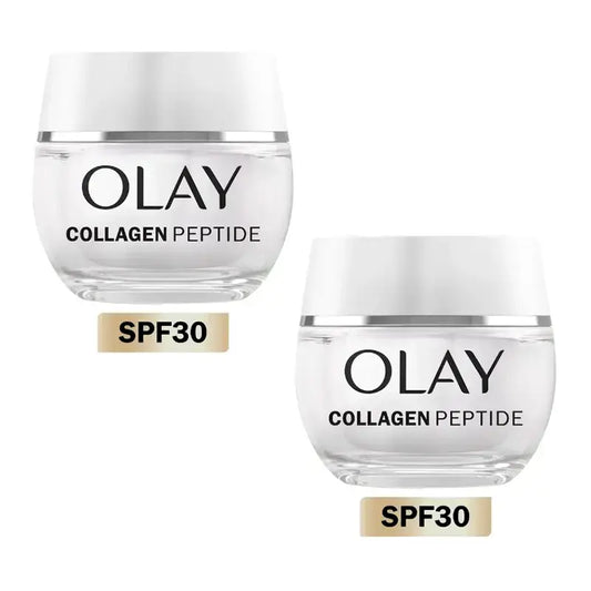 Olay Collagen Peptides 24H -päivävoide SPF30, 2 x 50 ml:n pakkaus