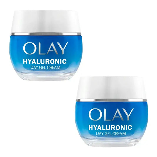 Olay Hyaluronic -päivävoide, 2 x 50 ml:n pakkaus