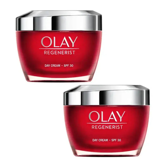 Olay Regenerist 3 Áreas -päivävoide SPF 30, 2 x 50 ml:n pakkaus