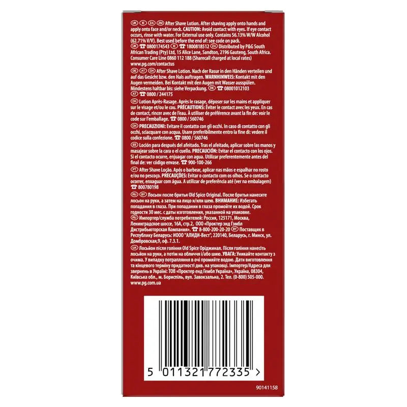 Old Spice After Shave Original 100 ml