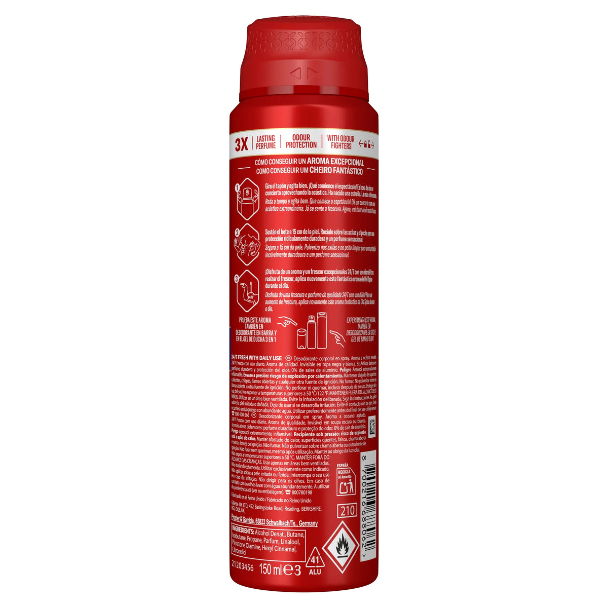 DEO Spray Captain 150 ml