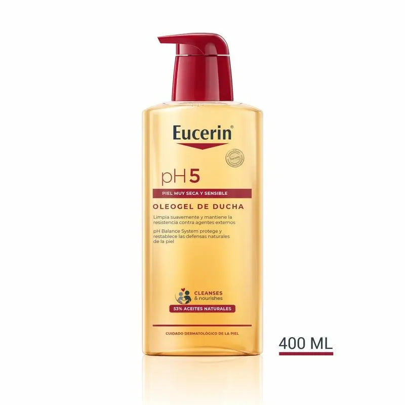 Eucerin Oleogel Ph5 -suihkugeeli, 400 ml
