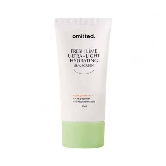 Omitted Fresh Lime Ultra Light & Hydrating Sunscreen, 50 g