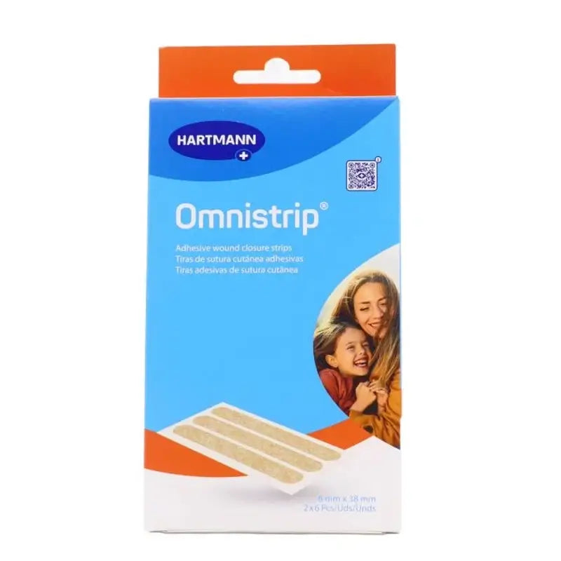Omnistrip 6 x 38 mm, 12 nauhaa