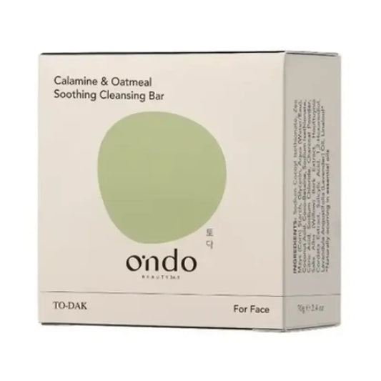 Ondo Beauty 36.5 Calamine & Oatmeal rauhoittava puhdistuspalikka, 70 g