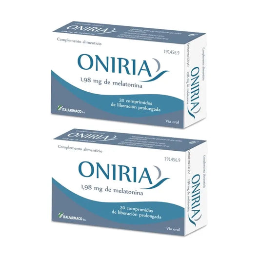 Oniria Lib Prol -ravintolisä 1,98 mg/pakkaus, 2 x 30 tablettia