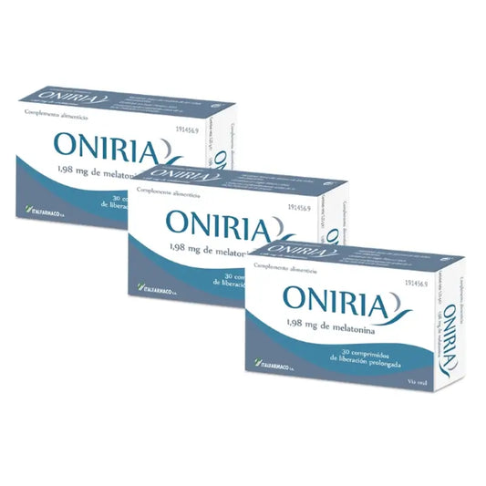 Oniria Lib Prol Nutraceutico 1,98 mg, 3 x 30 tablettia sisältävä pakkaus