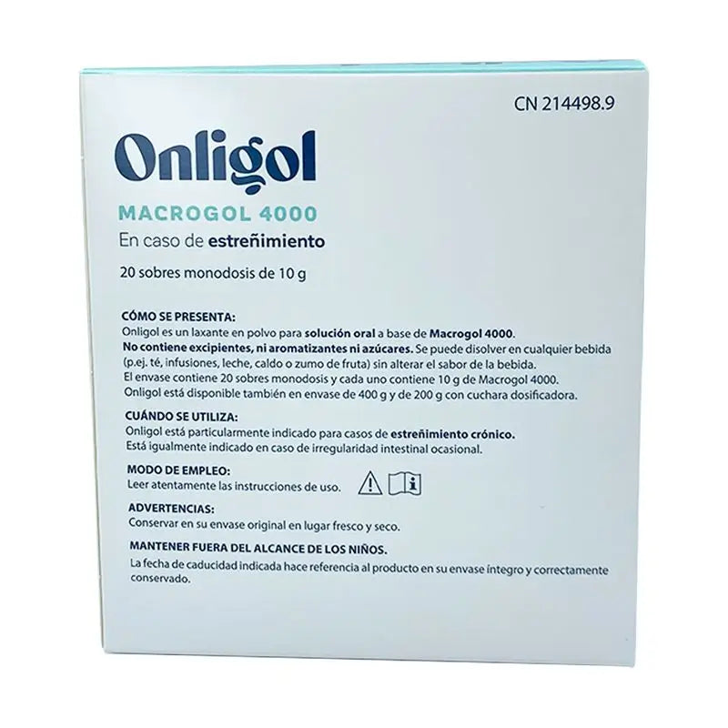 Onligol 20 sachets of 10g