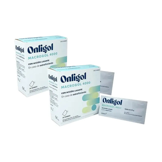 Onligol 20 pussia à 10 g, 2 kpl:n pakkaus