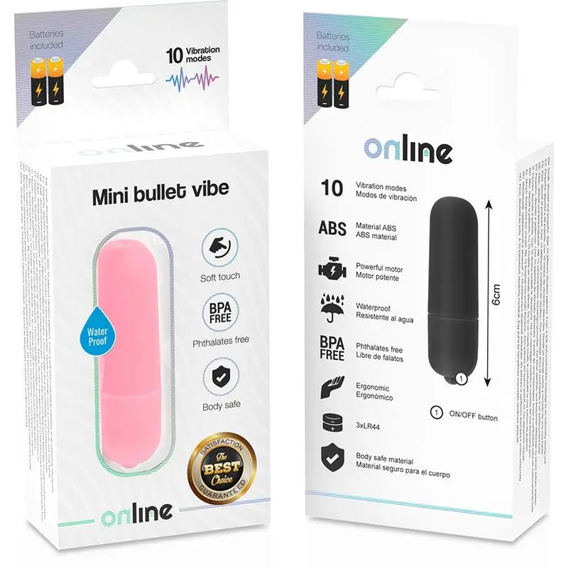 Online-minivibraattori - vaaleanpunainen