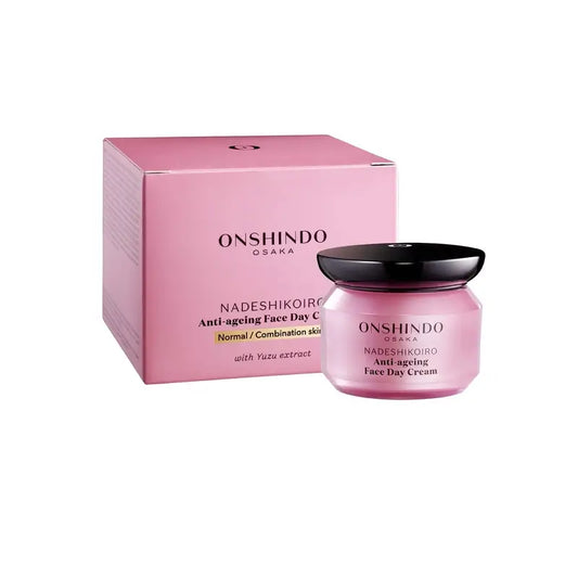 Onshindo Osaka Nadeshikoiro ikääntymistä ehkäisevä päivävoide normaalille ja sekaiholle, 50 ml