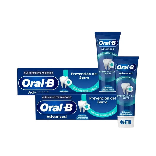 Oral-B Advanced hammaskiven ehkäisy, 2 x 75 ml 