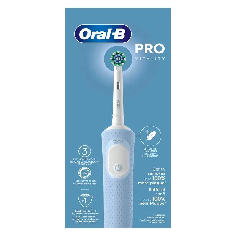 Oral-B Braun Vitality Pro -akkukäyttöinen hammasharja, sininen