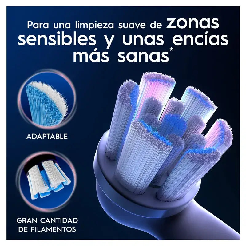 Oral-B Io Gentle Care -varakärjet, pyöreät, alkuperäiset, herkille ikenille, 6 kpl