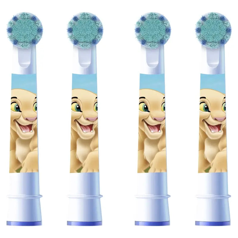 Oral-B Braun Kids -vaihtopäät, joissa on Disneyn Leijonakuningas-hahmot, 4 kpl