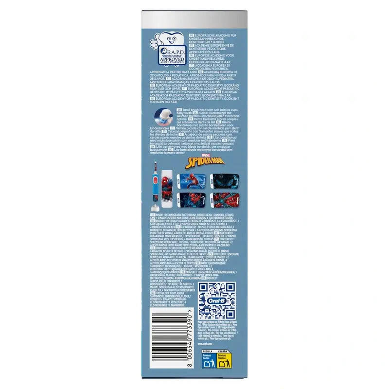 Oral-B Vitality Kids -ladattava hammasharja, Spiderman-pakkaus