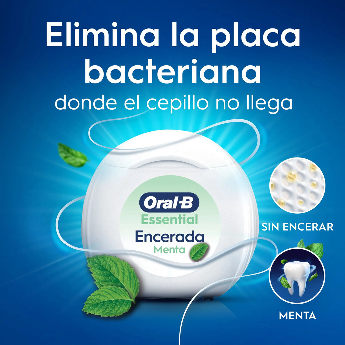 Oral-B Essencial hammaslanka, vaha/minttu, 50 mt