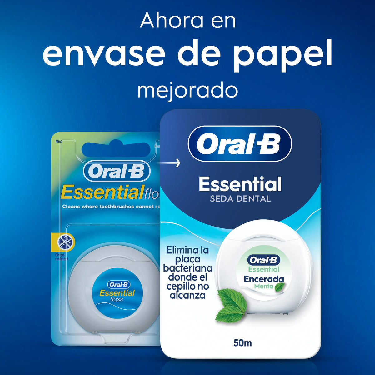 Oral-B Essencial hammaslanka, vaha/minttu, 50 mt