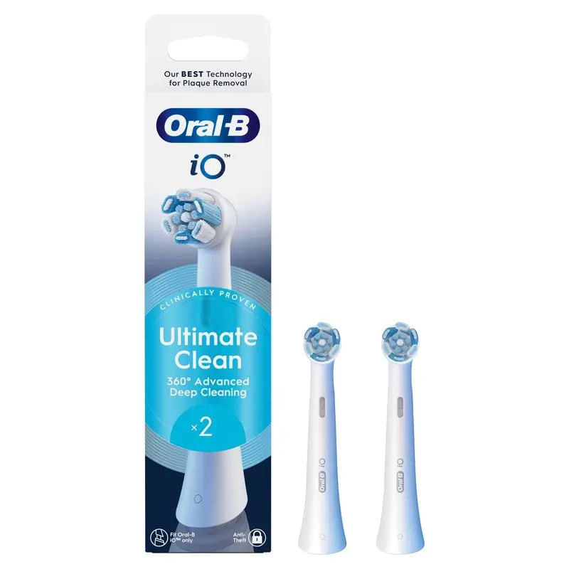 Oral-B iO Ultimate Clean -vaihtopäät, 2 kpl:n pakkaus