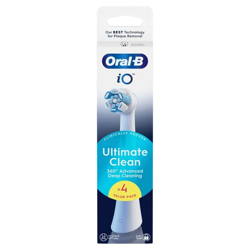 Oral-B iO Ultimate Clean -vaihtopäät, 4 kpl:n pakkaus