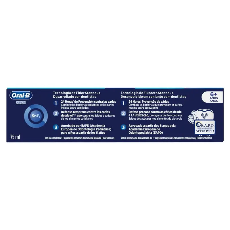 Oral-B Junior Star Wars -hammastahna 2 x 75 ml, yli 6-vuotiaille
