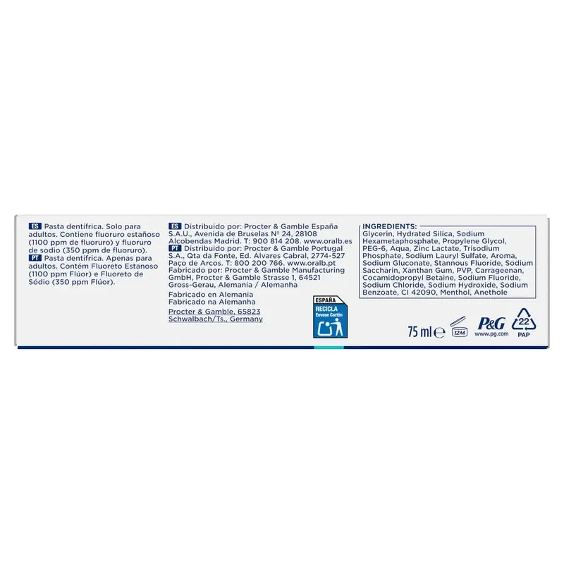 Oral-B Advanced hammaskiven ehkäisy, 75 ml