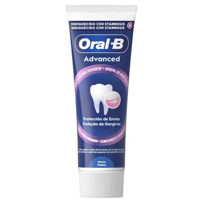 Oral-B Advanced -hammastahna, ikenien suojaus, raikas minttu, 75 ml