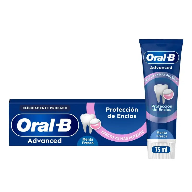 Oral-B Advanced -hammastahna, ikenien suojaus, raikas minttu, 75 ml