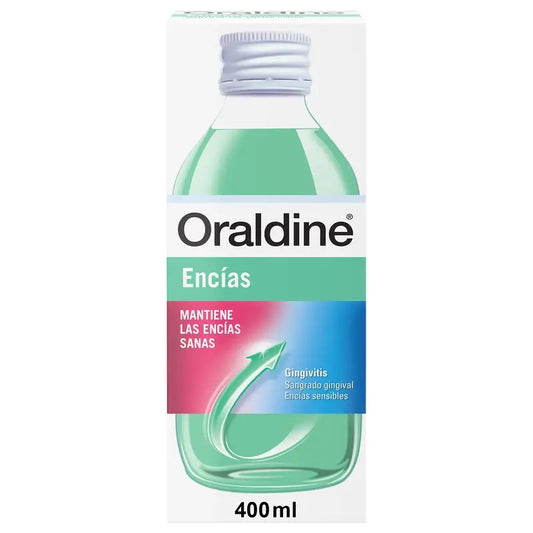 Oraldine-ienhuuhteluaine päivittäiseen käyttöön, ehkäisee ientulehdusta, 400 ml