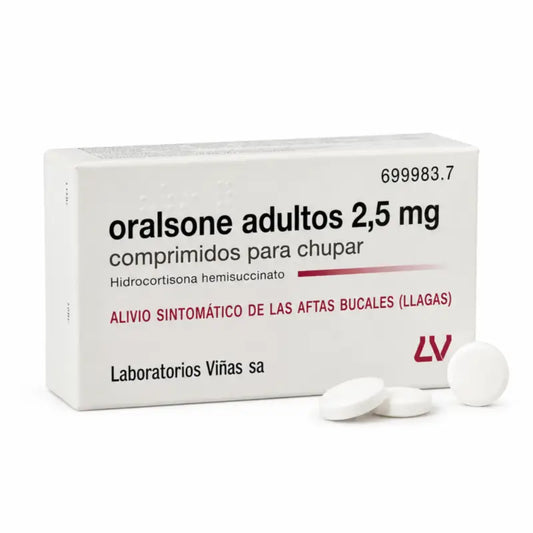 Oralsone Aikuisille 2,5 mg 12 imutablettia