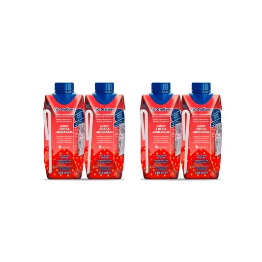 Oralsuero Bioralsuero Probiotico Mansikka, 4 x 330 ml 