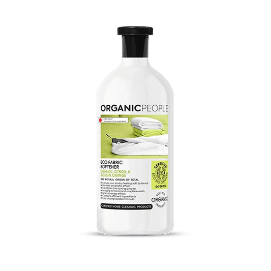 Organic People: Ekologinen vaatehuuhteluaine. Organic Citron & Sicilian Orange, 1000 ml 