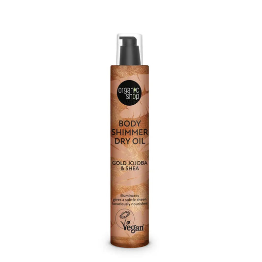 Organic Shop Body Shimmer -kuivaöljy, kultainen jojoba ja sheavoi, 100 ml

 