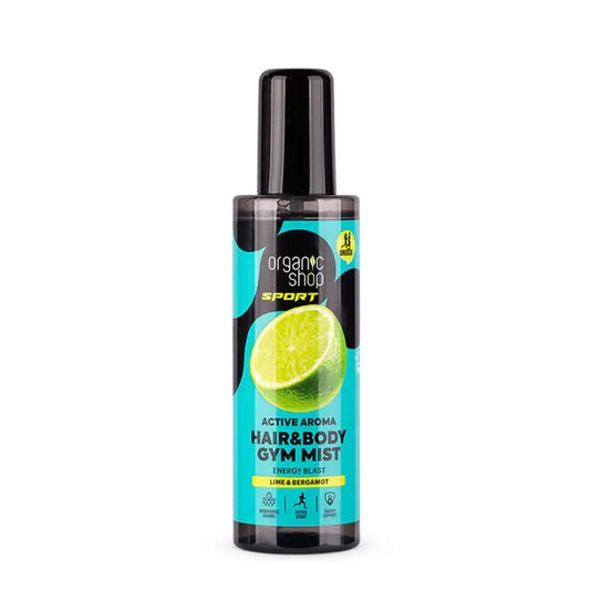 Organic Shop - hius- ja vartalosuihke kuntosalikäynnin jälkeen, 200 ml