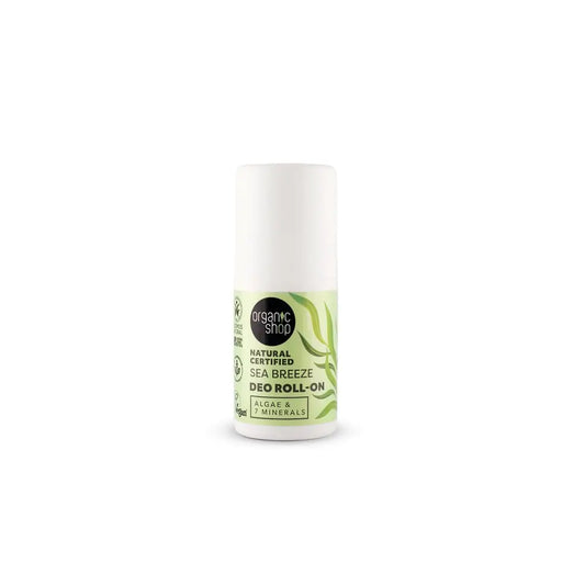 Organic Shop -roll-on-deodorantti, merilevää ja 7 mineraalia, 50 ml 