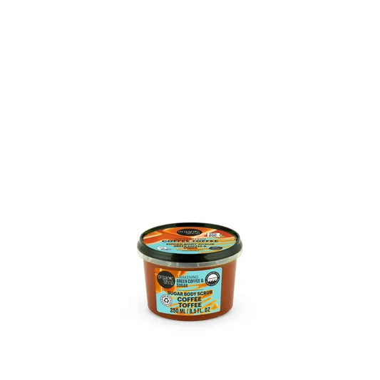 Organic Shop Coffee Toffee -sokerikuorinta vartalolle, 250 ml