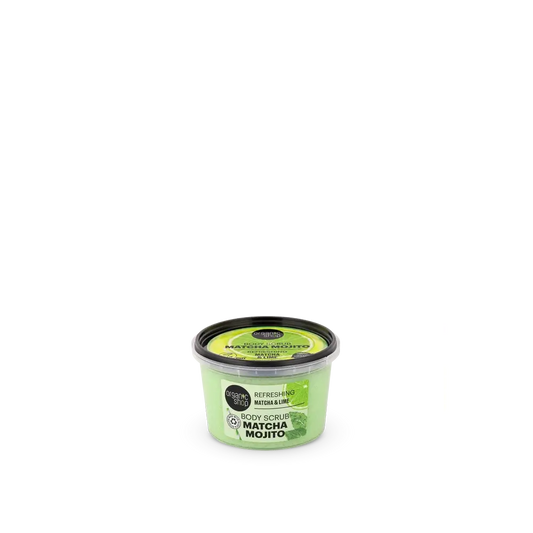 Organic Shop Virkistävä Matcha-Mojito -vartalokuorinta, 250 ml