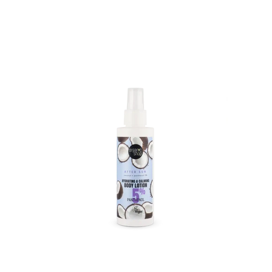 Organic Shop kosteuttava ja rauhoittava after-sun-vartalovoide, kookos + pantenoli 5 %, 150 ml 