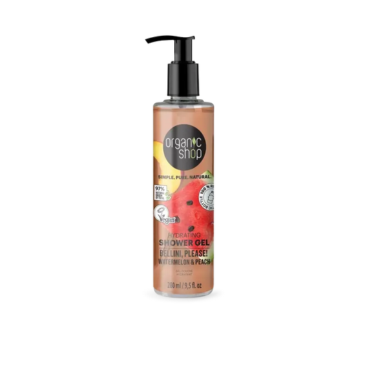 Organic Shop Mix Bellini -kosteuttava suihkugeeli, Por Favor, 280 ml