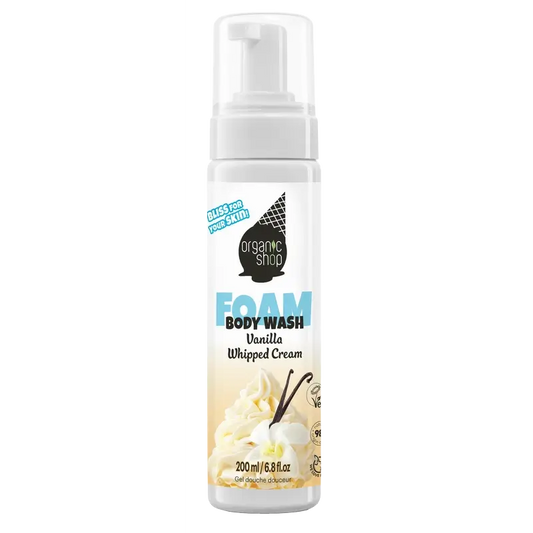 Organic Shop Ogs Ice Vanilla Cream Foaming Shower Gel , 200 ml