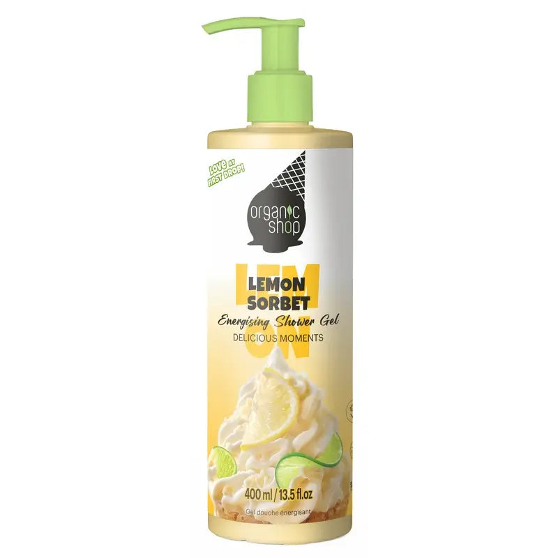 Organic Shop Ogs Ice Energising Shower Gel Lemon Sorbet , 400 ml