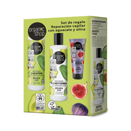 Organic Shop Os Repairing Hair Gift Set, 280Ml / 280Ml / 75Ml