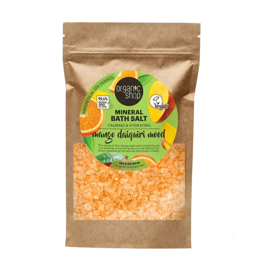 Organic Shop -kylpytuotteet: Mango Daiquiri Mood -mineraalisuola, 500 g 