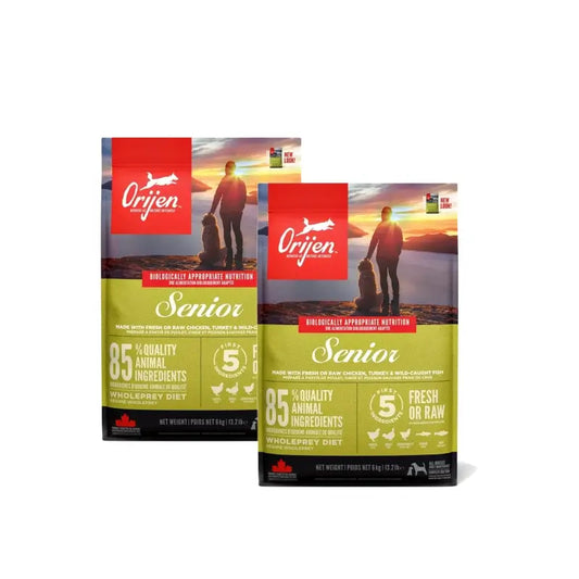 Orijen Canine Senior 2 x 11,4 kg koiranruoka, 2 kpl:n pakkaus