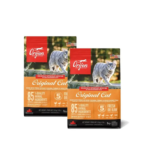 Orijen Feline Cat Kitten 5,4 kg kissanruoka, 2 kpl:n pakkaus