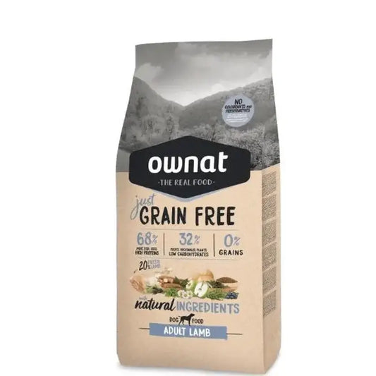Ownat Just Canine Adult Grain Free Lammas 14 kg 