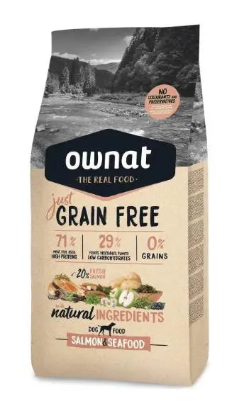 Ownat Just Canine Adult Grain Free Salmon 3 kg, koiranruoka