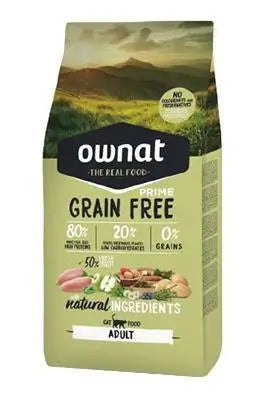 Ownat Prime Feline Adult Grain Free 8 kg, kissanruoka