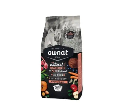 Ownat Ultra Canine Adult Medium Lamb 8 kg, koiranruoka